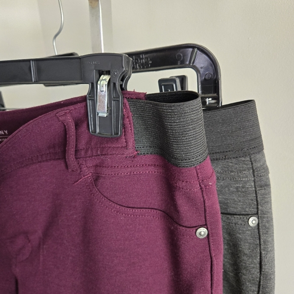 Simply Vera Vera Wang Skinny Mid Rise Pants Sz Lg Bundle Of 2 - Picture 7 of 8